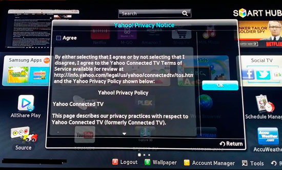 Yahoo Privacy Notice