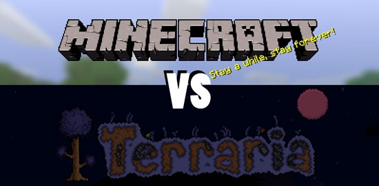Отличие Minecraft от Terraria