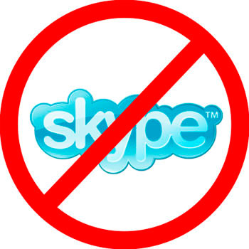 Сбой Skype
