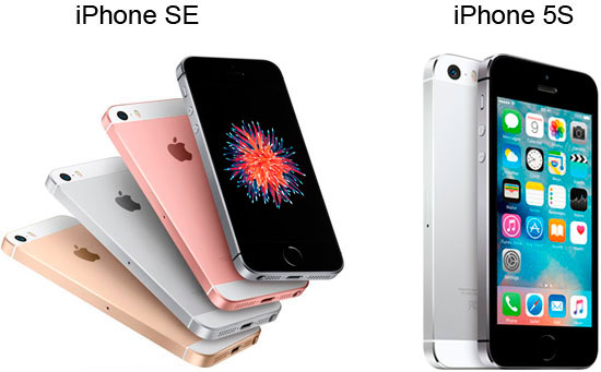 iPhone SE и 5S